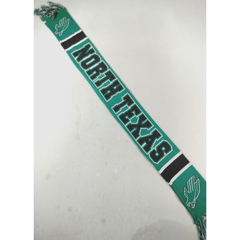 North Texas Mean Green Knit Scarf Mens One Size Green NCAA Football 47 Brand